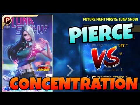 PIERCE vs CONCENTRATION..!! What Should You Roll? Marvel Future Fight