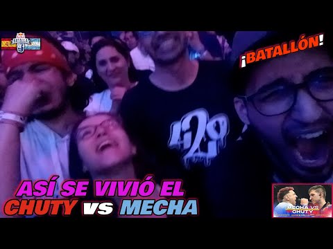 🔥COLOMBIANOS REACCIONAN desde el PÚBLICO a CHUTY vs MECHA - ¡BATALLÓN! [RED BULL INTERNACIONAL 2023]