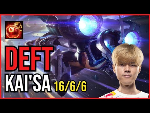 DEFT - KAI'SA vs. THRESH ADC | KR CHALLENGER | PATCH 10.25 | QUADRAKILL
