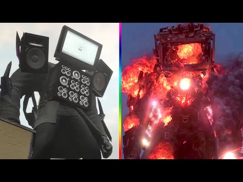 Skibidi Toilet - All Titan TV Man Scenes (41-80)