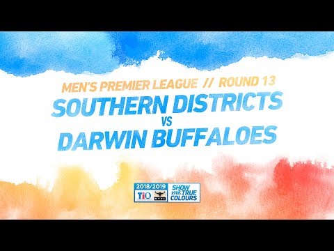 Southern Districts vs Darwin Buffaloes: Round 13 - Men's Premier League: 2018/19 TIO NTFL