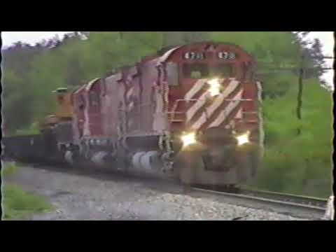 DH Train 555 and 556 with Mr.  Lucky May 29&30, 1992