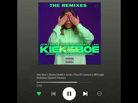 Afro Bros x Deeno Deshh x Jorda - Kiekeboe ft. Peso El Connect x JM Fuego (Spanish Version)