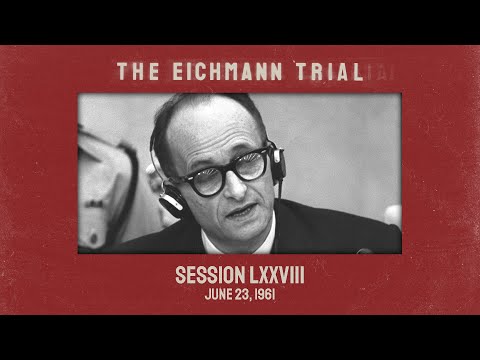The Eichmann Trial: Session 78 (subtitled)