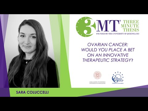 Three Minute Thesis Competition 2021:  Sara Coluccelli – University of Bologna.