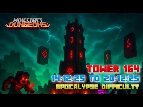 The Tower 164 [Apocalypse] Full Climb, Guide & Strategy, Minecraft Dungeons Fauna Faire