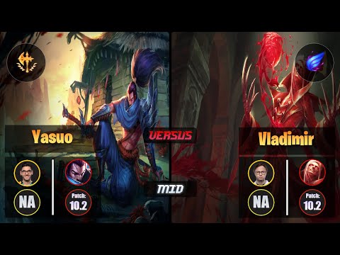 Nisqy YASUO (Mid) [Conqueror] VS Jensen VLADIMIR - Challenger NA Patch 10.2Yasuo