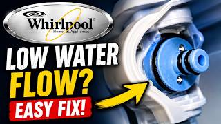 Whirlpool Fridge Low Water Flow / No Ice - EASY FIX