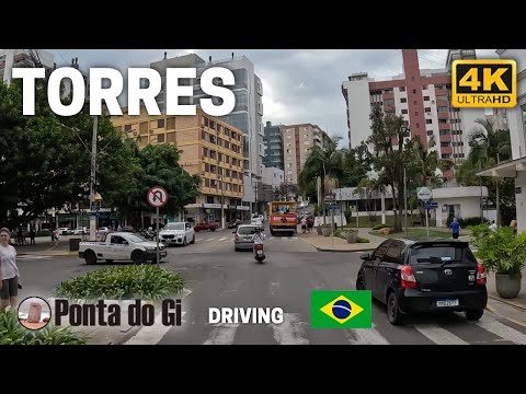 CIUDAD de TORRES - RECORRIDO completo 4K por este HERMOSO LUGAR del SUR de BRASIL #drivingTOUR 2025