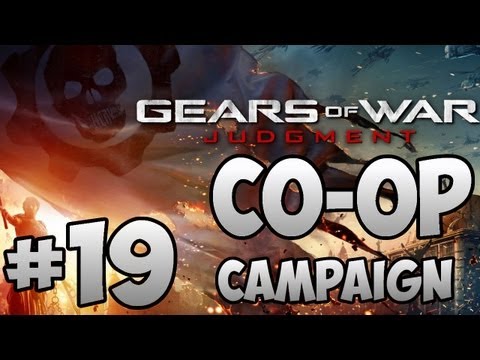 Gears of War Judgment Co-op Walkthrough w/Gearman & Friends Part 19 - Halls of Darkness
