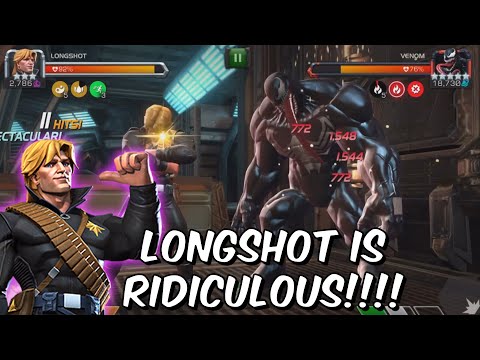 Longshot Rank Up & Gameplay - RIDICULOUS Burst Damage!! - Marvel Contest of Champions