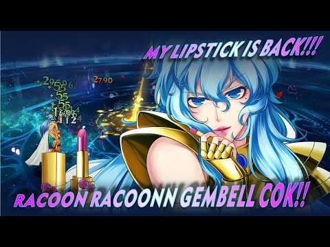 Pisces Aphrodite Is Lipstick "Ciuman Racoon Mawar Cok!!!" - Saint Seiya Awakening