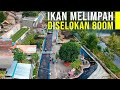 Selokan Di Sulap Jadi Kolam Ikan Hias