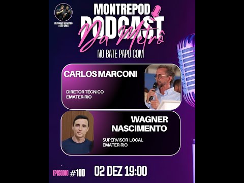 PODCAST DA METRÔ - 100 - CARLOS MARCONI E WAGNER NASCIMENTO