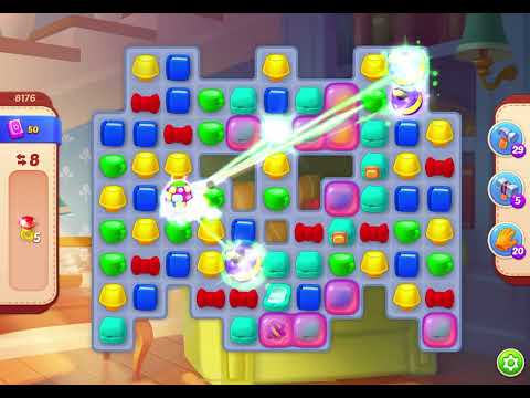 HomeScapes Level 8176 no boosters (18 moves)