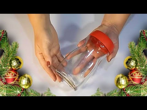 🎄 Decoração de Natal com Pote de Vidro | DIY Fácil, Bonito e Barato para o Natal 2025 🎁