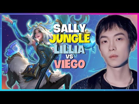 Sally Masterclass Challenger Lillia Pathing and Gank Strategy Breakdown Engsub