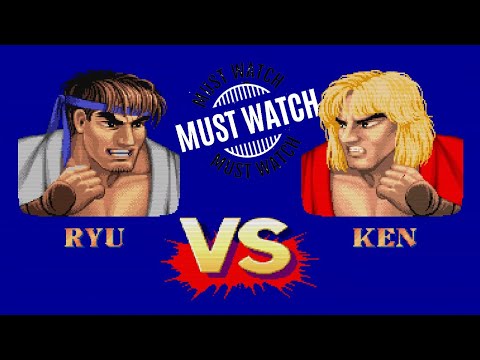 ken vs ryu street fighter champion edition (Best Rounds)