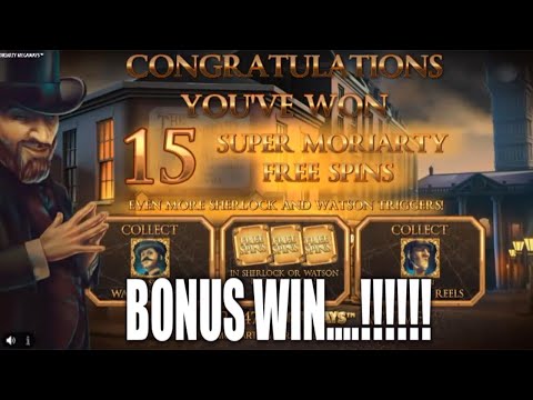 Moriarty Megaways - Bonus Win