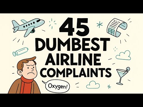 45 Dumbest Complaints Received by Airlines in the US
