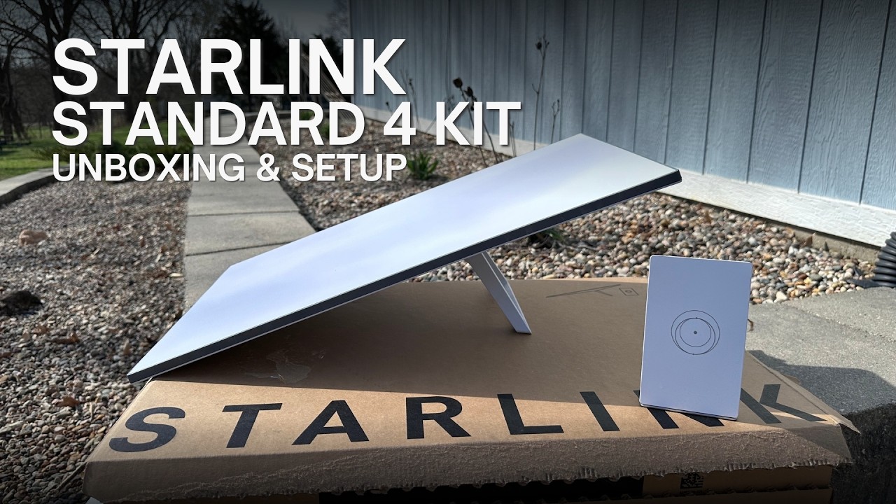 Starlink Standard 4 Kit Unboxing and Setup, 4 X Differences