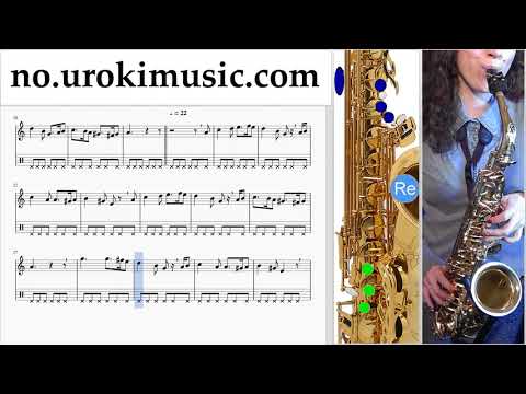 Lær å Spille Saksofon (Tenor) Greensleeves Melodi Trening Del#2 um-b935