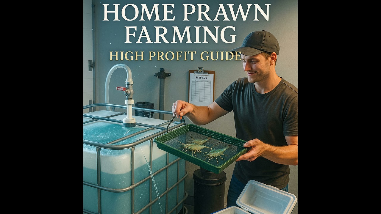 Home Prawn Farming for High Profit: Backyard Shrimp Guide