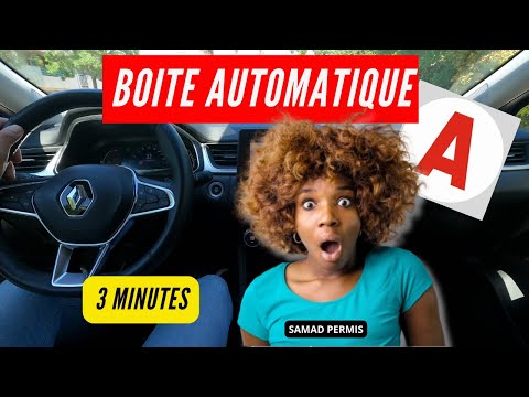 COMMENT CONDUIRE UNE VOITURE AUTOMATIQUE  EN 3 MINUTES