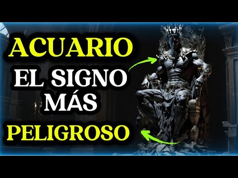 AQUARIUS "The Most Dangerous Sign of the ZODIAC" Tell me, do you identify with this or not? #Aqua...