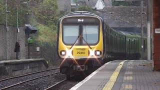 preview picture of video 'IE 29000 Class DMU Train number 29410 - Glenageary Station, Dublin'