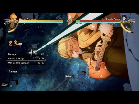 Demon Slayer The Hinokami Chronicles Zenitsu TOD Combo