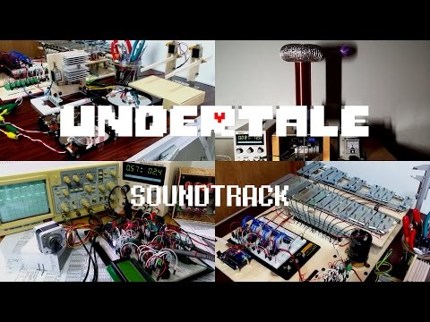 [Undertale] - Megalovania, 450kV Tesla Coil & Robot Orchestra cover