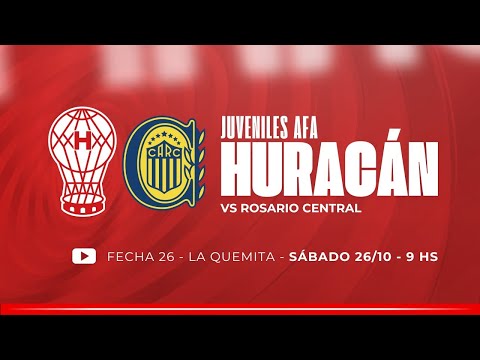 Juveniles: Huracán vs Rosario Ctral.