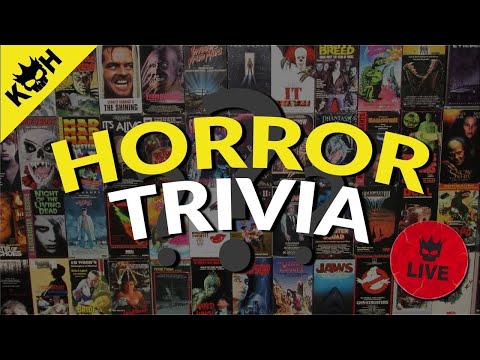 Horror Trivia  | INTERACTIVE TRIVIA | EASY TO PLAY - April 24th, 2024