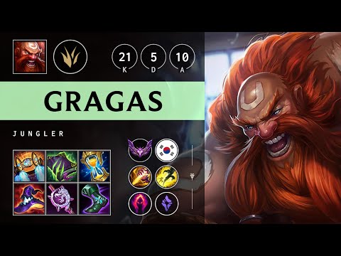 Gragas Jungle vs Kayn: Legendary - KR Master Patch 14.23