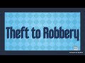 Theft To Robbery Offence Against Property