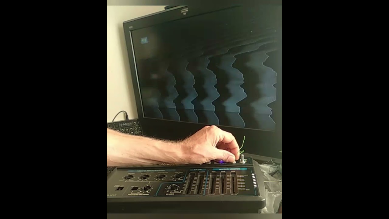 Circuit bent VEC video processor by Psychiceyeclix