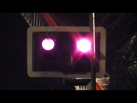 Railway Crossing at Night - Sandymount Avenue, Dublin