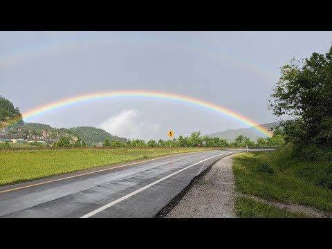 Vivid rainbow in Logan