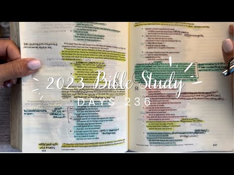 Study the Bible in One Year: Day 236 Jeremiah 51-52 | Bible study for beginners
