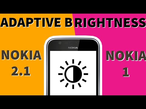 Nokia 1, Nokia 2.1 tutorial || how to enable adaptive brightness