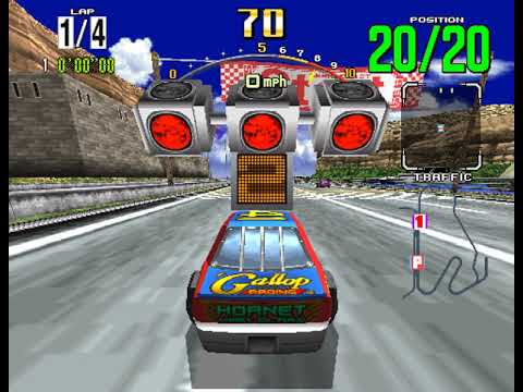 Daytona USA Longplay (Arcade) [4K]