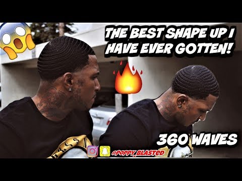 OMG THE FRESHEST 360 WAVE SHAPE UP (MID BALD TAPER) I HAVE EVER GOTTEN! (ALL WAVERS MUST SEE) Video