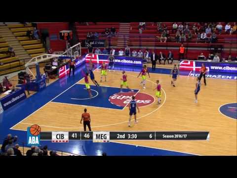 Ante Gospić in flight mode! (Cibona - Mega Leks, 4.3.2017)