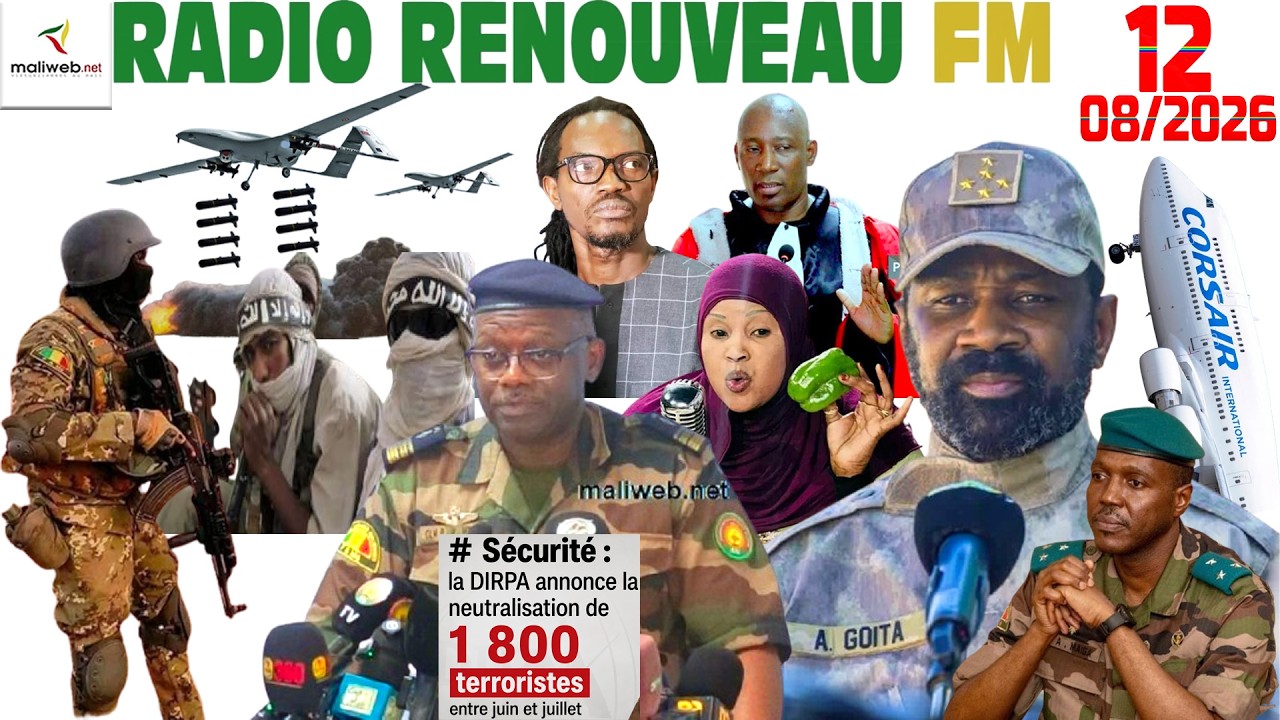 La Revue de Presse de la RADIO RENOUVEAU FM du 12 Août 2026