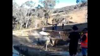 preview picture of video 'Opposite Lock 4x4 Challenge 2012 Mudgee - Wombat Mud Holes - Hilux Roll Over'