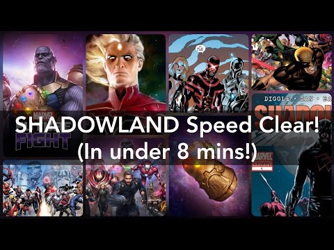 Shadowland Speed Clear: Floors 1- 30 in 7 mins 11 seconds - Marvel Future Fight