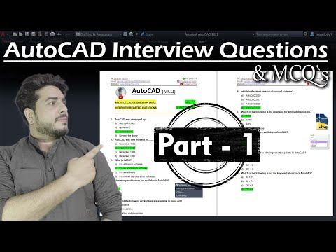 Part 1 || AutoCAD MCQ`s Interview Questions and Answers || Autocad objective questions ||