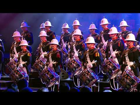 AMAZING Corps of Drums Display | The Bands of HM Royal Marines