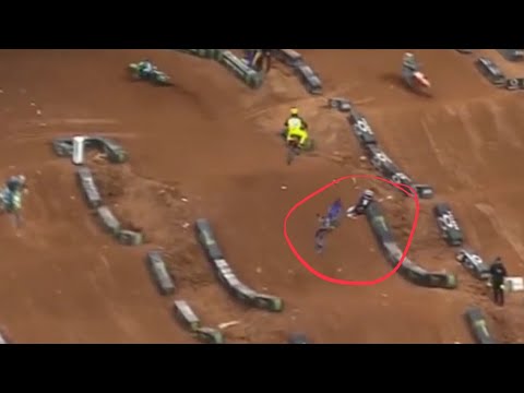 BRUTAL Dylan Ferrandis Crash; 250 SX Atlanta Triple Crown 2018